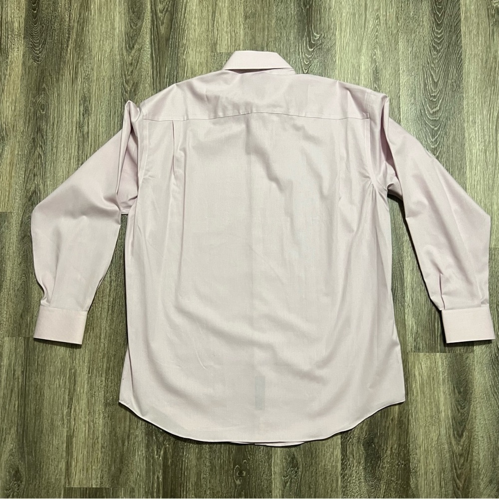 Set of 2 Claiborne Mens button down L/S shirt‎ sz: 16.5; 32/33; Large - Picture 9 of 11